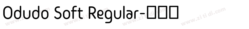 Odudo Soft Regular字体转换